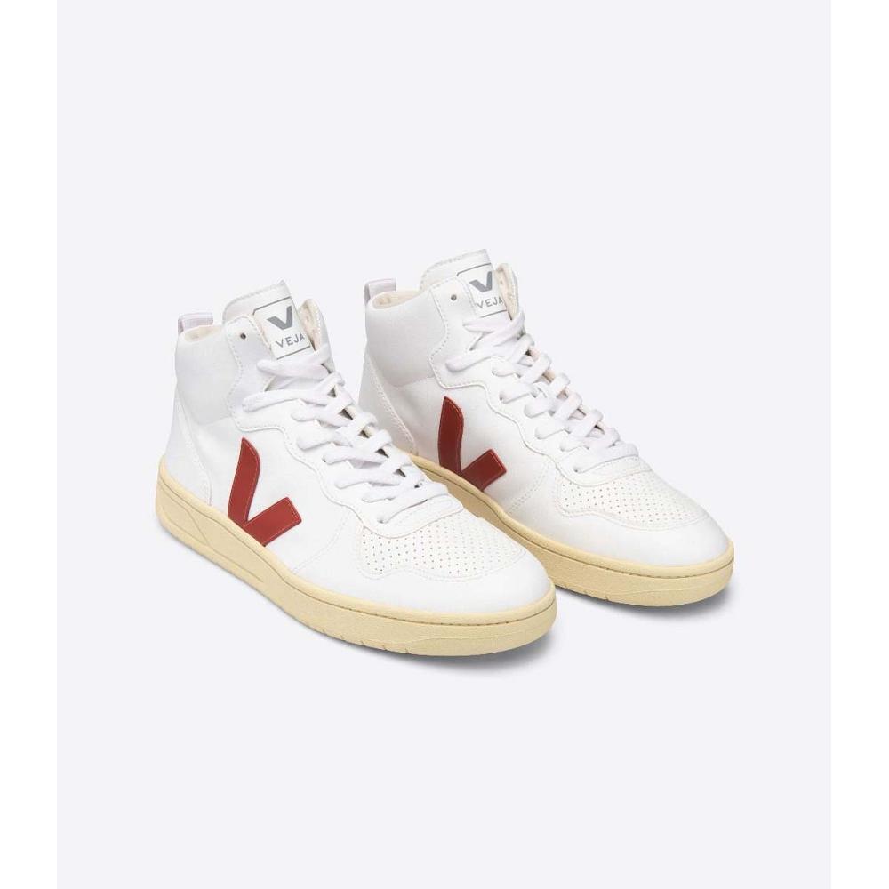 Veja V-15 CWL Vysoke Damske White/Red | SK 371YXF